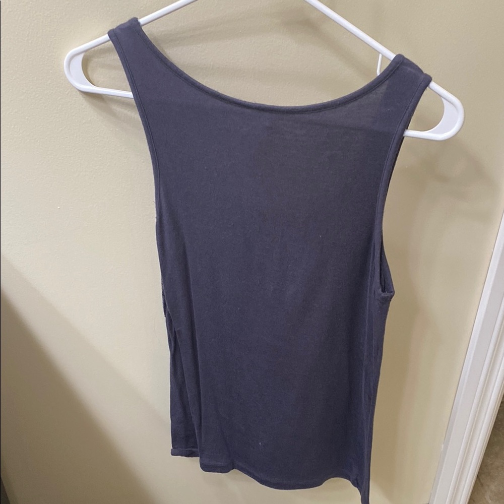 Studio Y Women's Gray Sequin Tank Top - Picture 4 of 4